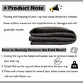 thumbnail image 5 of Black White Mid Century Area Rugs, Minimalist Arch Lines Rug, Washable Soft Fluffy Large Floor Carpet for Bedroom Living Room Office Dining Room Decorative 20"x32", 5 of 6
