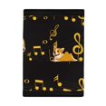 thumbnail image 3 of Chririnla Polyester Trifold Card Wallet with Portable Thin Children's Wallet for Sports, Corgi With Music Notes Youth Wallet, 3 of 6