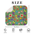 thumbnail image 4 of Pioneer Flower Floral Print Pattern Kitchen Dish Drying Mat 1 Pack, Ultra Absorbent Microfiber Drainer Mat, 16"x18", 4 of 6