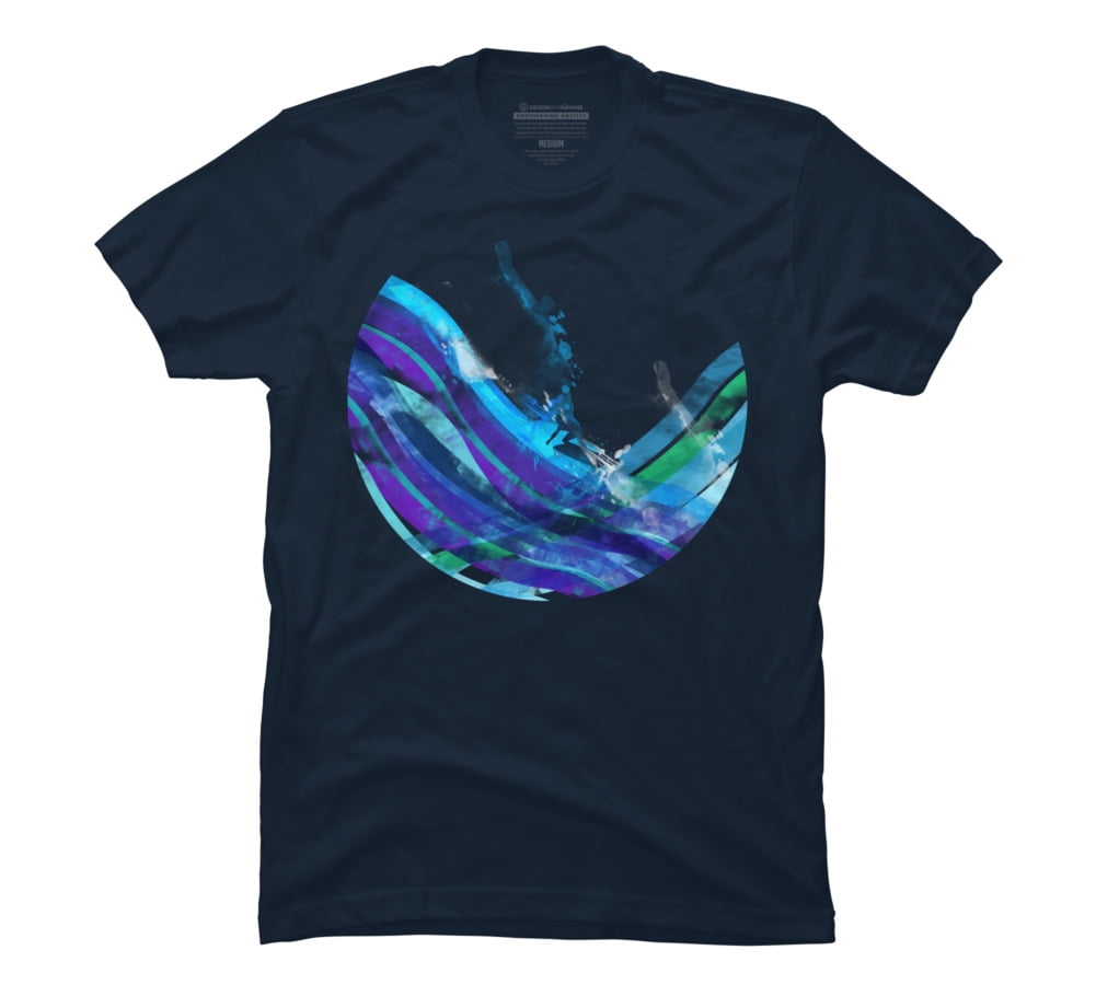 signal blue graphic tee