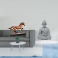 thumbnail image 2 of Figura decorativa de caballo, ideal para escritorio, estantería, sala de estar o decoración del hogar. Figura de mono y Buda., 2 of 8