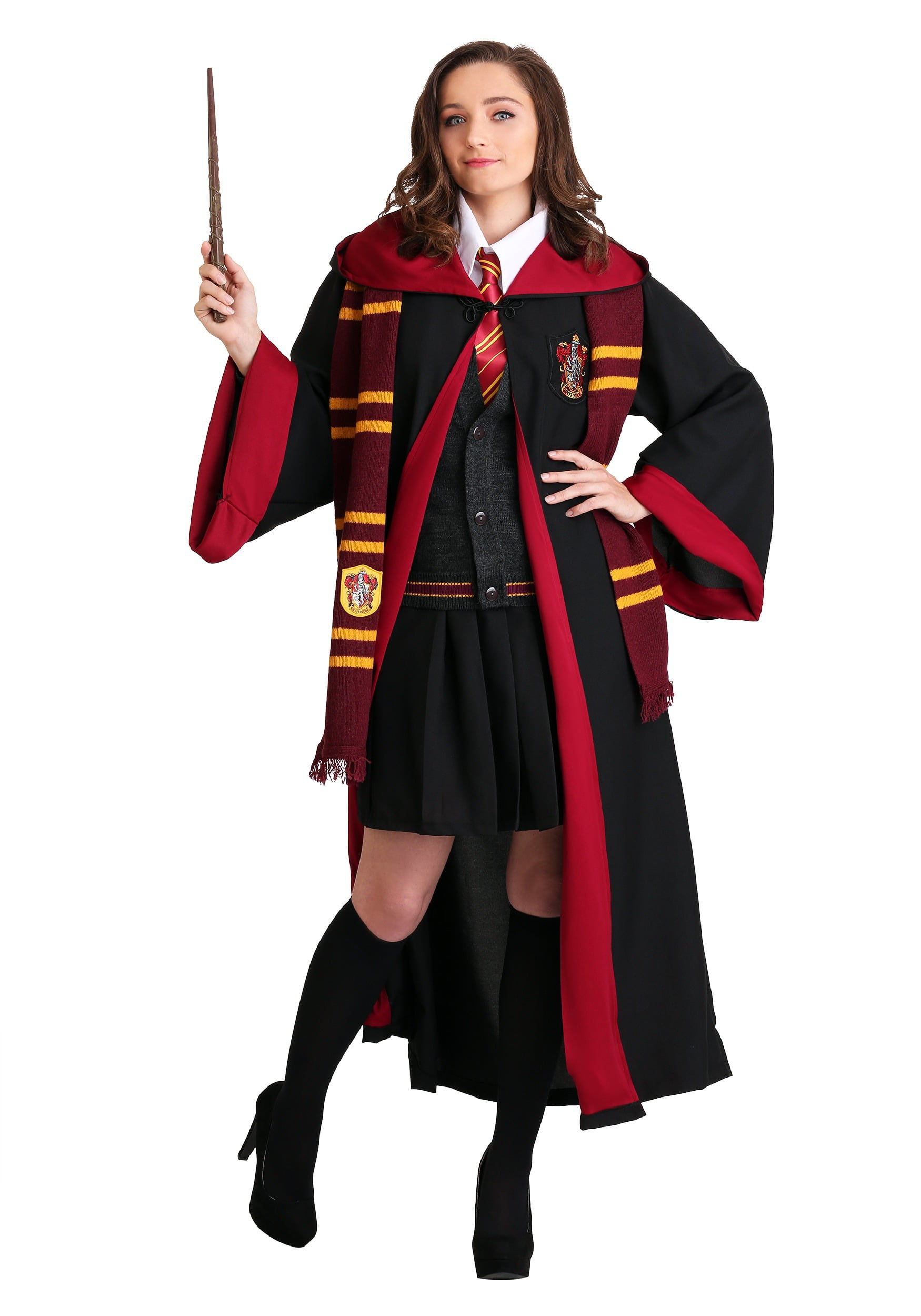 Hermione Granger Costume Harry Potter Gryffindor School Uniform Women ...