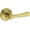 Brass, variant on Baldwin HDWYNRRR044 Wyndcliff Non-Turning One-Sided Dummy Door Lever - Brass