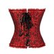 thumbnail image 3 of Top de tubo Jacquard Palacio gótico Corsé Chaleco Fajas Corsé, 3 of 5