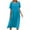 Blue Sumemer Dresses Clearance, variant on OSFVNOXV Plus Size Nightgowns for Women S-5XL,Summer Linen Dresses Loose Fit Short Sleeve Maxi Sundresses for Sleepwear Nightwear