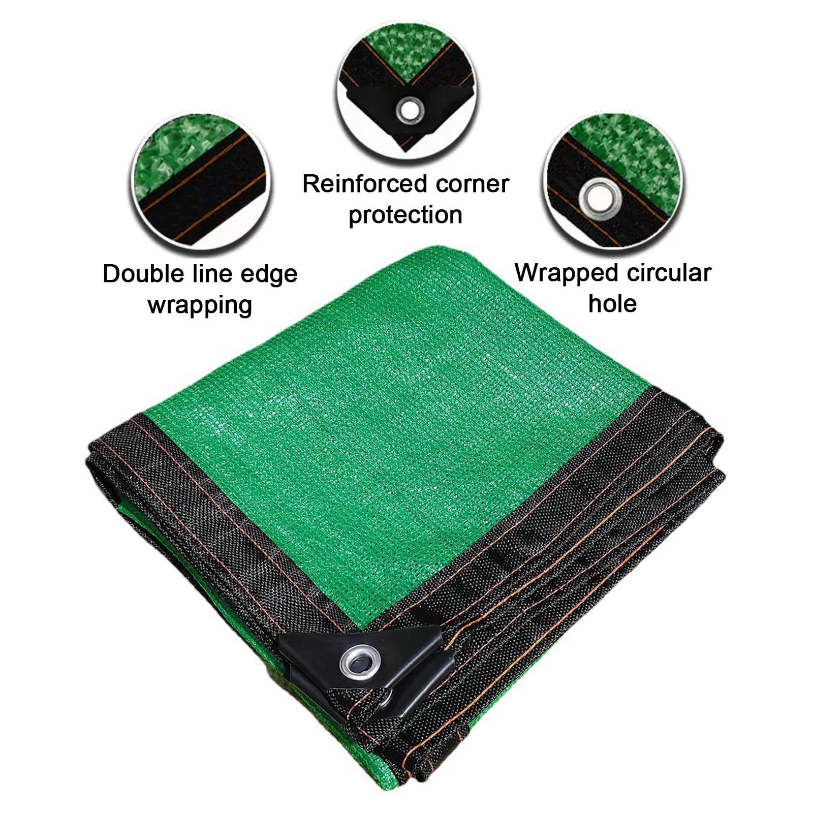 Summer Savings Clearance! Boovnll Sun Shades Outdoor Patio, 6.6x10Ft Rectangle Sand UV Block Sunshade Mesh Insulation Permeable Heavy Duty Shade Cloth for Outdoor Patio Yard Backyard Garden, Sun Shade