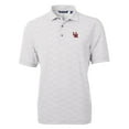 thumbnail image 2 of Men's Cutter & Buck Gray Ole Miss Rebels Virtue Eco Pique Botanical Recycled Polo, 2 of 3
