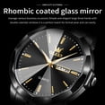 thumbnail image 3 of OLEVS Watches for Men Analog Quartz Dress Business Watch Stainless Steel Classic Casual Luxury Luminous Waterproof Male Mens Wrist Watches Reloj para Hombre Black Dial, 3 of 14