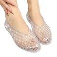 thumbnail image 6 of YLYL Women Jelly Ballet Flat Shoes Pointed Toe Slip on Hollow out Comfortable Casual Summer Beach Shoes, 6 of 6