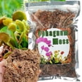 thumbnail image 1 of Tierra para macetas con musgo Sphagnum para plantas carnívoras, orquídeas en macetas, sarracenias, plantas de jarra y más, totalmente natural (2 qt) descuento, 1 of 5