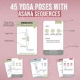 thumbnail image 3 of merka Yoga Cards Flashcard Deck - 50 Plastic Cards, One Size - 45 Asanas & Sanskrit Names - Yoga Gifts for Women, 3 of 6