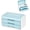 9 Blue Plastic, variant on WORKPRO Small Storage Box with 2 Drawers, Flip-Top Lid, Durable ABS Storage Case with PP Feet Pads, Lightweight Storage Box for Arts and Crafts, Beads, Sewing, Coloring Books and DIY Supplies