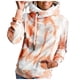 thumbnail image 2 of Ichuanyi liquidación de mujeres estampado teñido de manga de manga larga sudadera suelta del capó de sudadera ICHUANYI WER202308212299, 2 of 5