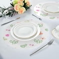thumbnail image 5 of GZHJMY Art Cactus and Flower 15.4 Inch Round Dinner Placemat, Polyester Material, Heat-Resistant, Unique Print Design, Dining Table Kitchen Fine Decoration and Beautiful Ornaments., 5 of 5