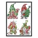 thumbnail image 2 of Kit de punto de cruz de enano de Navidad impreso de 14 quilates con hilo de bordar parcial (KB221) Hugtrwg  Para estrenar, 2 of 9