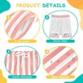 thumbnail image 3 of joogoo Pink and White Stripes Boys Swim Trunks Beach Swimsuit Shorts Boxer 5-6T, 3 of 8