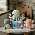 thumbnail image 4 of Sellos transparentes de silicona con forma de pulpo, criaturas marinas, conchas y corales., 4 of 9