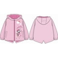 thumbnail image 4 of Disney Minnie Mouse Little Kids' Boy or Girl Hooded Rainwear Jacket with Water-Resistant Shell Multi-Color Disney Character Print, 4 of 4