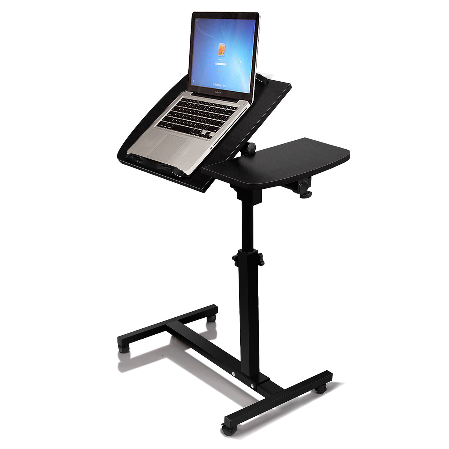 HLR Laptop Table Computer Workstations Easy To Move Computer Desk 