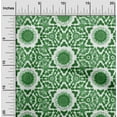 thumbnail image 2 of oneOone Cotton Silk Green Fabric Asian Tie And Dye Craft Projects Decor Fabric Printed By The Yard 42 Inch Wide, 2 of 4