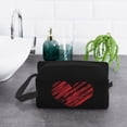 thumbnail image 6 of XMXT Large Capacity Makeup Pouch Bag, Tire Print Heart Make Up Storage Bag Cosmetic Travel Toiletry Bags for Women Men, One Size, 6 of 9