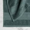 thumbnail image 2 of hometrends Solid 100% Cotton Bath Towel, 1 Piece, 550 GSM, Highly Absorbent & Soft Bathroom Towel, Dark Teal, 2 of 3