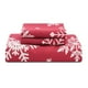 thumbnail image 4 of Gogreen Funda Nórdica Queen Floral, Juegos de Cama Queen de Microfibra Suave y Transpirable de 3 Piezas, Funda Nórdica Cómoda con Patrón Queen, con Cierre de Cremallera (Copo de Nieve Navideño, Queen), 4 of 8