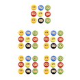 thumbnail image 1 of Minnieouse 100 Pieces Wood Buttons Mixed Cartoon Button Animals Style Fasteners Accessories Crafts Cute Scrapbooking Monkey Headwear Type2, 1 of 6
