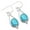 Blue Quartz, variant on 925 Sterling Silver Women Jewelry Peridot Quartz Earring