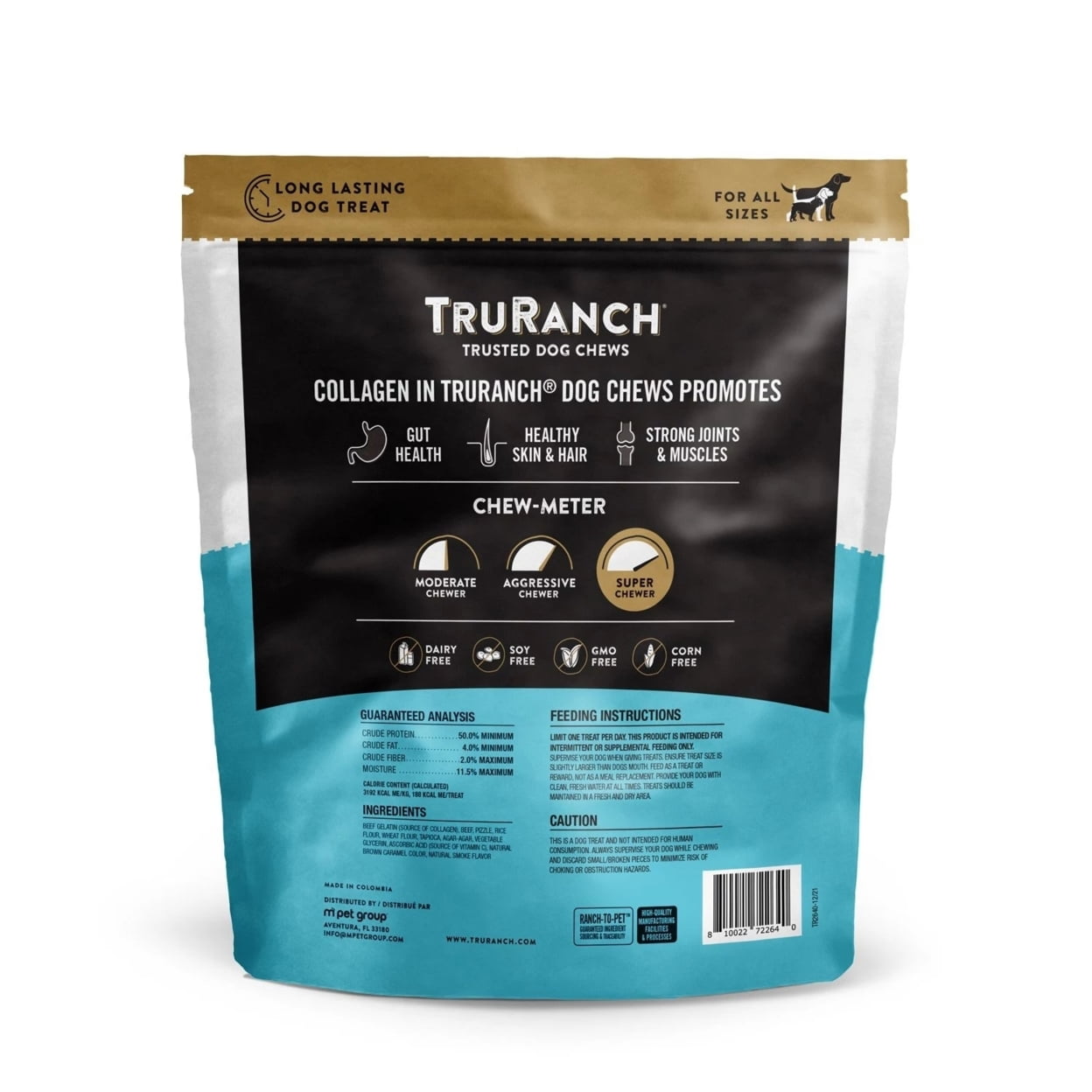 TruRanch Collagen 6" Bully Rolls, 24 Count