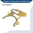 thumbnail image 3 of Junta de Tapa de Cadena de Tiempo del Motor Unique Bargains 24405911 para Chevrolet Sonic 1.8L 2012-2018, Sello Duradero de Metal 1 Pcs Color Dorado, 3 of 7