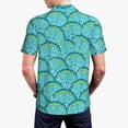 thumbnail image 5 of Rocae Beautiful Seashells for Men's Short Sleeve Polo Shirt, Quick Drying Performance Moisture Wicking Sports Men's Golf Shirt X-Large, 5 of 9