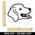 thumbnail image 2 of Golden Retriever Head Self-Inking Rubber Stamp Ink Stamper - Purple Ink - Mini 1/2 Inch, 2 of 7