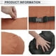 thumbnail image 3 of Almohada para reposacabezas de automóvil Unique Bargains Almohada ergonómica para el cuello Suede, Espuma de Memoria Naranja 2 Pcs, 3 of 7
