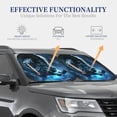 thumbnail image 4 of Saiise Celestial Ram Night Sky for Foldable Car Sun Shades (2-Pack) Offer Sun Protection with an Easy-fold Design for Convenient Windshield Shading-Small, 4 of 6