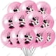 thumbnail image 3 of Globos de látex de Minnie Mouse de 12 pulgadas, suministros para fiestas, globos de fiesta de Minnie rosa, para decoración de bodas, fiestas de cumpleaños, 10 o 20 unidades, 3 of 5