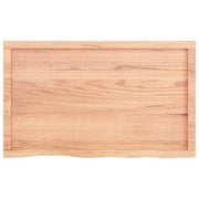 Irfora parcel,Countertop 39.4"x23.6"x(0.8"-2.4") Wood Vidaxl Oak Countertop With Live - Use Dimensions Of Versatile And Varnished Countertop With Live - Versatile And 0123106c Oak Countertop With