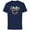 Navy, variant on Disney Minnie Mouse Madre Head Icon Flowers Mother’s Day - Short Sleeve Cotton T-Shirt for Adults - Customized-Navy