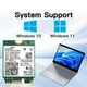 thumbnail image 4 of For Intel BE200 WiFi 7 M.2 Card Bluetooth 5.4 BE200NGW 2.4G/5G/6GHz Wireless Adapter Network Card wi, 4 of 5