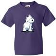 thumbnail image 3 of Inktastic Fluffy Butt Westie Youth T-Shirt, 3 of 5