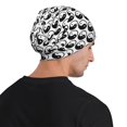 thumbnail image 5 of Naloa Yin Yang Soft Beanie Hat, Knit Beanie Daily Beanie in Fine Knit for Women Men Winter Travel, Outdoor, 5 of 7