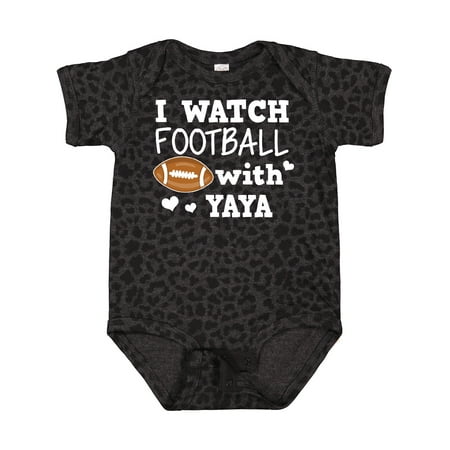

Inktastic I Watch Football with My Yaya Gift Baby Boy Bodysuit