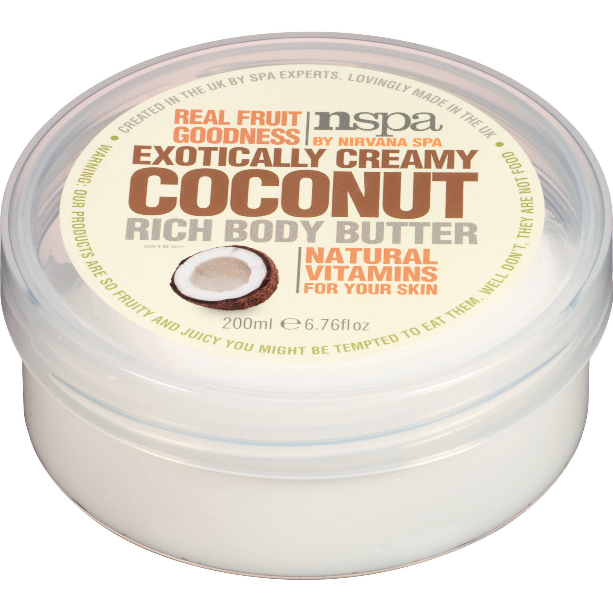 Stier Discipline academisch NSPA Exotically Creamy Coconut Rich Body Butter, 6.76 fl oz - Walmart.com