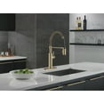 thumbnail image 2 of Delta 18803-Dst Black High Arc Kitchen Faucet, 2 of 7