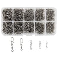 thumbnail image 2 of Wosthever 210PCS / Set Broche giratorio Giratorio de latón rodante en forma de 8 Pescar, 2 of 6