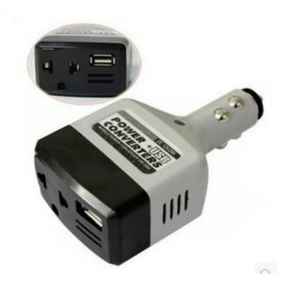 QUTETN Convertisseur de Puissance pour Voiture 12V/24V pour Adaptateur Chargeur 220V Prise de Voiture + Convertisseur USB