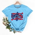 thumbnail image 2 of successthop Independence Day Clothes for Women Happy 4th of July Crewneck Shirt Casual T Shirts Short Sleeve Tops Blue, 2 of 6