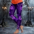 thumbnail image 2 of mgoYE Halloween Yoga Pants Women High Waisted Stretchy Soft Holiday Patterned Tights Workout Yoga Pants Women Leggins Size XXL, 2 of 7