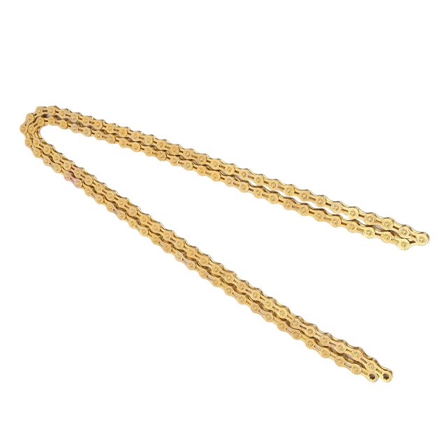 Bike Chain, 116 Links Ultralight 9 Speed Road Mountain Chains Bicycle Replacement Fixed Gear Accessory