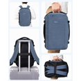 thumbnail image 4 of WANDF Large Travel Backpack for Men Women,Personal Item Bag 18x14x8 | 30L Carry On Underseat Backpack,17.3 Inch Laptop Backpack with USB Charging Port,Water Resistant Business Backpack(Sky Blue), 4 of 11